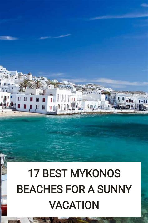 17 Best Mykonos Beaches For A Sunny Vacation Mykonos Beaches