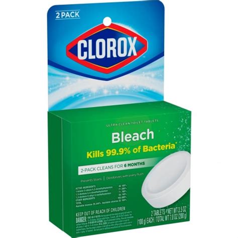 Clorox Ultra Clean Toilet Tablets Bleach 30024