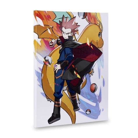 Pok Mon Trainers Lance Canvas Wall Art Pok Mon Center Official Site