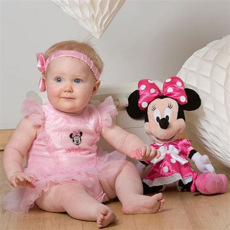 Disney Baby Minnie Mouse Pink Sparkle Tutu With Headband Disney Baby