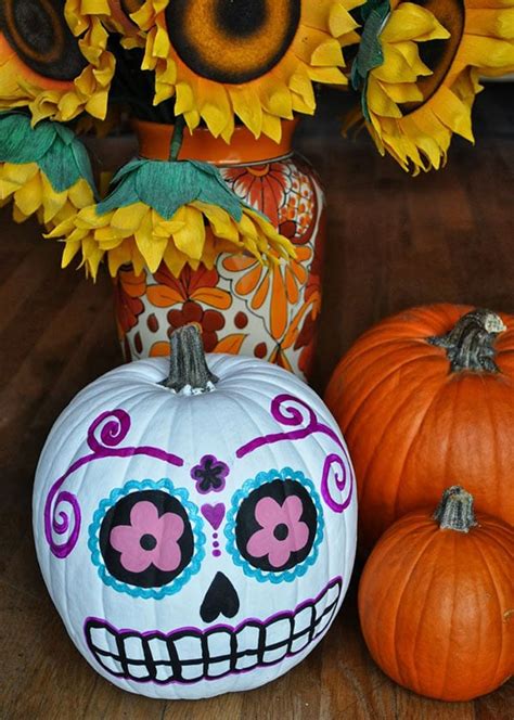 25 No Carve And Painted Pumpkin Ideas A New Trend Of Halloween 2015