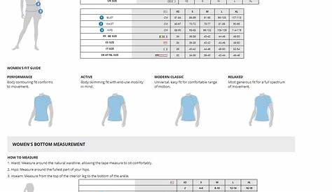 Columbia Size Guide