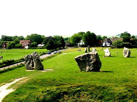 Stone Circle At Avebury Known As The Avebury Ring Wallpaper Background