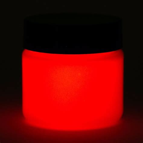 Art N Glow Ounce Neutral Red Glow In The Dark Acrylic Paint