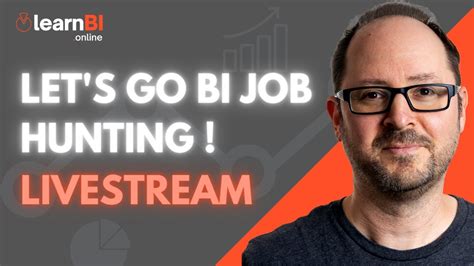 let s go bi job hunting livestream youtube