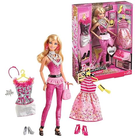 Mattel Year 2012 Barbie Fashionistas Fashion Fabulous Series 12 Inch Doll Set