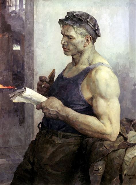 Monsieur Labette — Vladimir Serov 1910 1968 Russian Portrait Of A