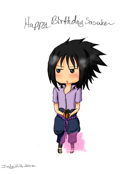 Naruto Happy Birthday Sasuke~ By Kaishiru On Deviantart