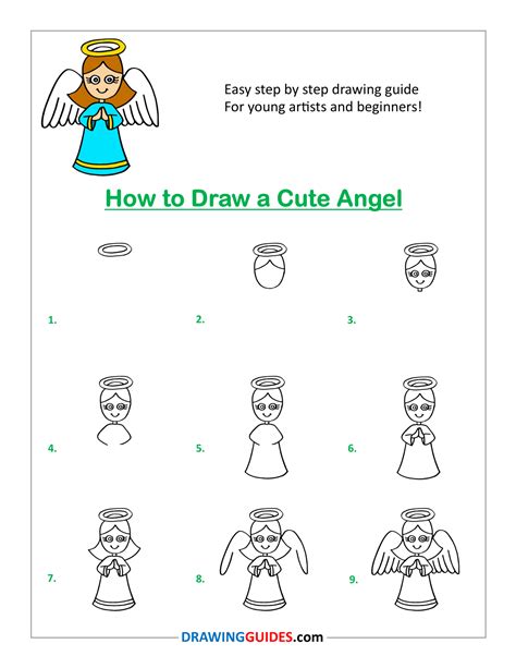 How To Draw An Angel Step By Step Drawing Guides For Everyone