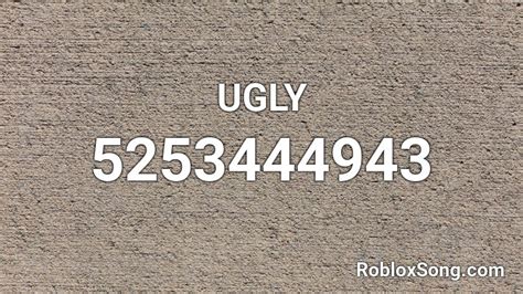 Ugly Roblox Id Roblox Music Codes