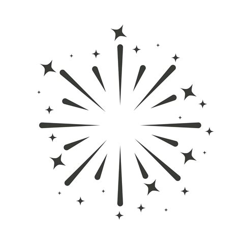 Sunburst Rays And Stars Decorative Icon 2699671 Vector Art At Vecteezy