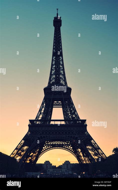 The Eiffel Tower Stock Photo Alamy