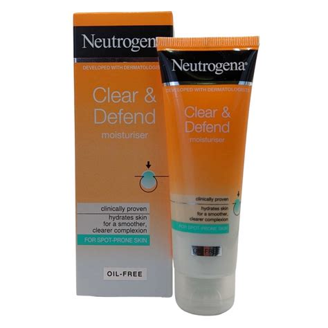 Neutrogena Clear And Defend Neutrogena Moisturiser For Your Face 50ml