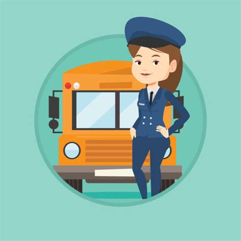 Royalty Free Bus Driver Clip Art Vector Images And Illustrations Istock