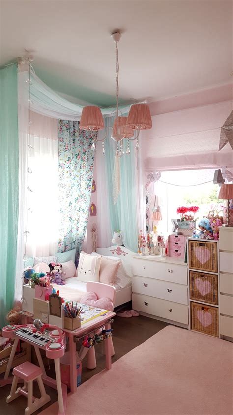 My New Style Decor Canopy Bed Kids Bedroom Shabby Chic Girls Bedroom