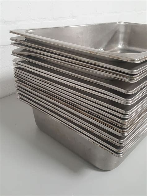 18 X Stainless Steel Food Chaffing Dish Banqueting Trays Catering