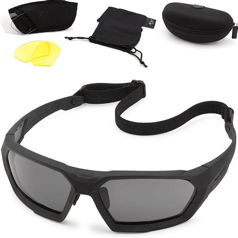 Revision Military Shadowstrike Deluxe Yellow Kit Black Anti Fog Tactical
