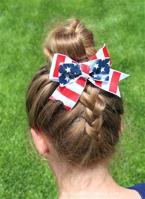 Inspiring 4th Of July Hairstyle Looks And Ideas For Kids And Girls 2019