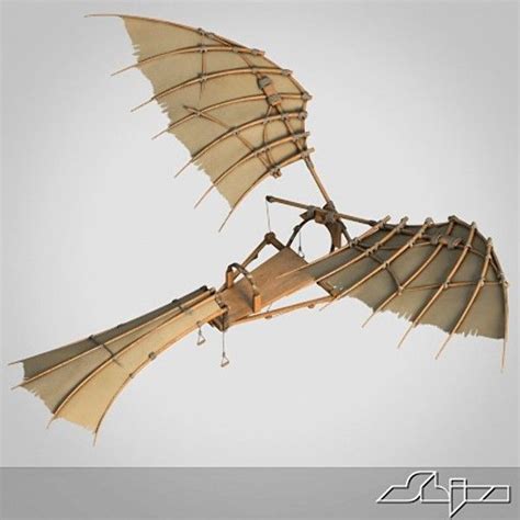 3ds Max Da Vinci Flying Machine Steampunk Airship Steampunk Machines