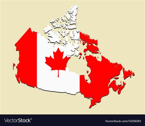 Canada Map Flag