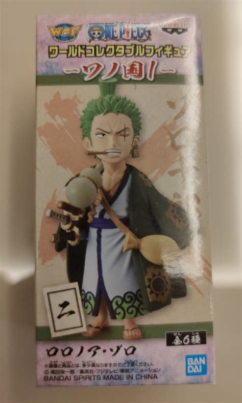One Piece Wcf Zoro Vol Wano Toys Games Action Figures Collectibles On Carousell