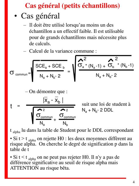 Ppt Comparaison De Deux Moyennes Observ Es Powerpoint Presentation