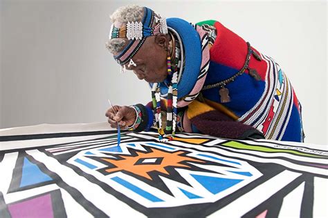 The Almine Rech Gallery Debuts A Solo Exhibition By Dr Esther Mahlangu
