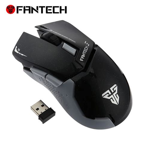 Fantech Wg8 2000dpi 24ghz Wireless Gaming Mouse Black Mouse Advanti