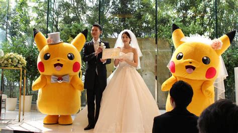 You Can Now Have Official Pokemon Weddings In Japan Pokemon