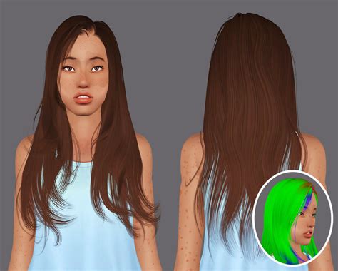 Pandelabs Newsea Josie One Strand Of Hair On Eris Sims 3 Cc Finds