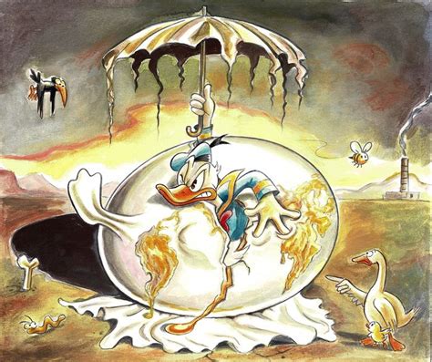 Donald Duck Inspired By Salvador Dali Giclée Signed By Catawiki