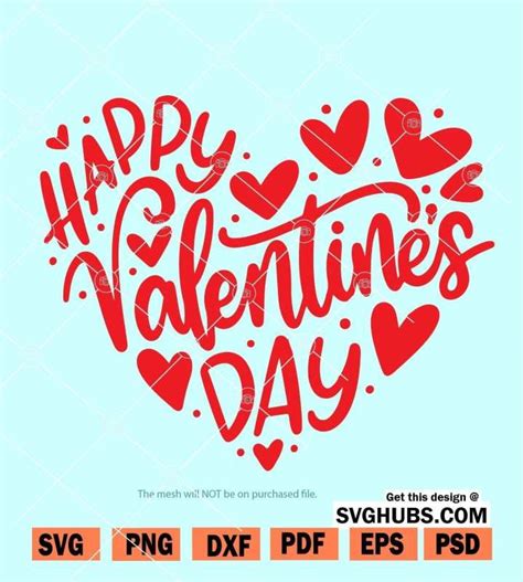 Happy Valentines Day Svg Valentines Day Svg Valentines Shirt Svg