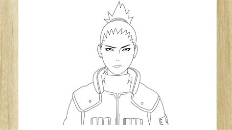 HOW TO DRAW SHIKAMARU NARA FROM NARUTO SHIPPUDEN COMO DESENHAR O