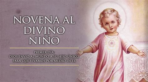 Nueve Domingos Y Novena Biblica Al Divino Niño Jesus Niños Relacionados