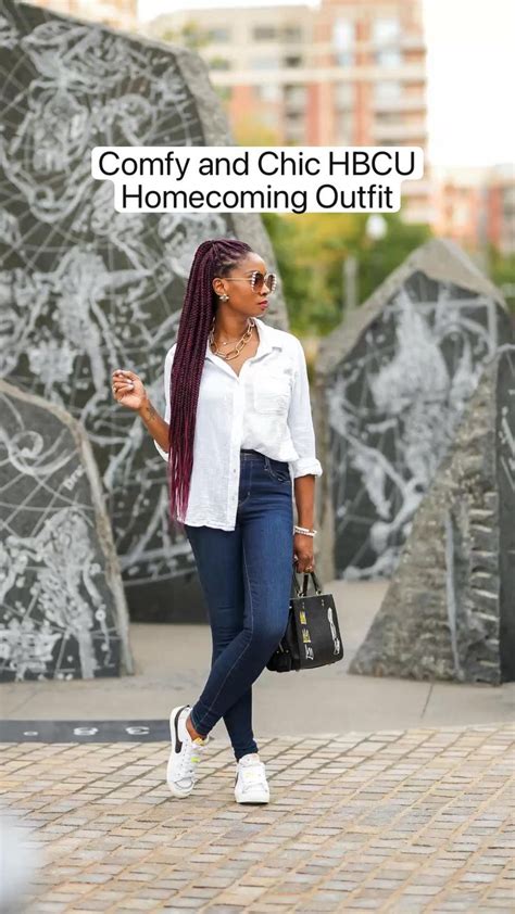 Hbcu Fashion Hbcu Homecoming Outfits Hbcu Outfits Denim Outfit For