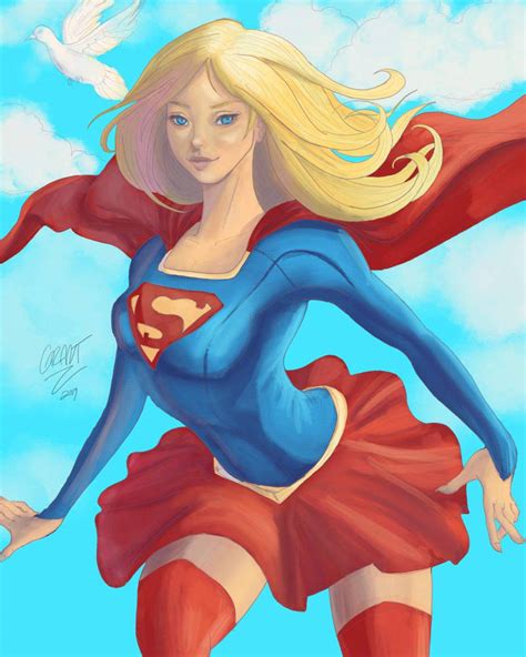 Supergirl Digital Art By Grant Baker On Deviantart