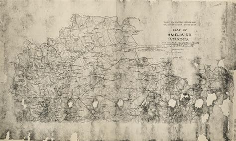 Map Of Amelia Co Virginia Library Of Congress