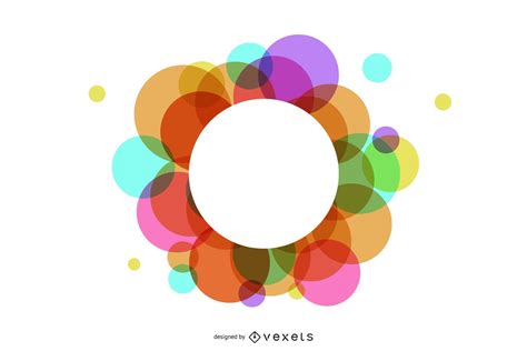 Abstract Circle Background With Colors Vector Download