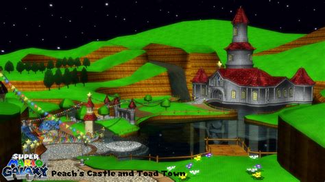 Castle Super Mario 64 Background Canvas Isto