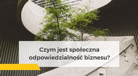 Czym Jest Społeczna Odpowiedzialność Biznesu Czapczyński