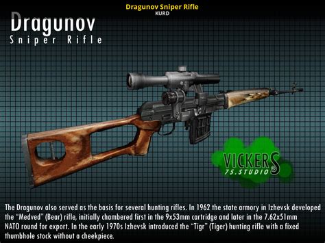 Dragunov Sniper Rifle Counter Strike Condition Zero Mods