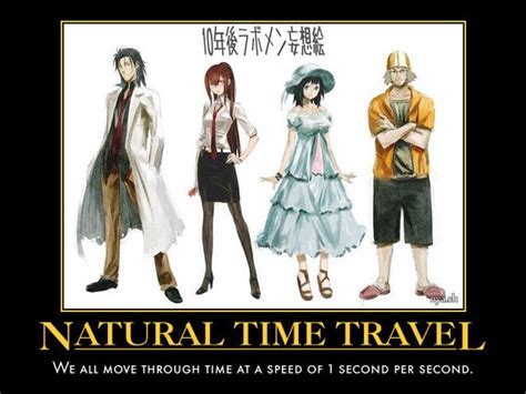 Steinsgate Real Time Travel Anime Time Travel Real Time Travel