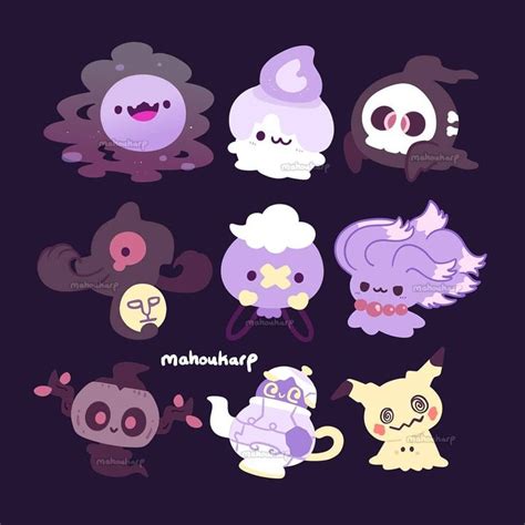 Norin N On Instagram Mimikyu And Litwick Are My Favorite Ghost Types