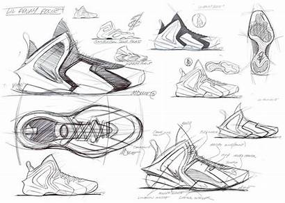 Nike Shoe Sneaker Sketch Drawing Penny Sneakers