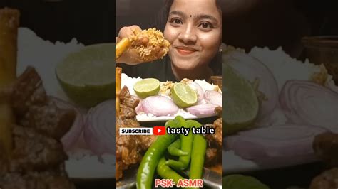 Very Hungry Indian Female Mukbanger Huge Meal 🤤 Speed Eating Tasty