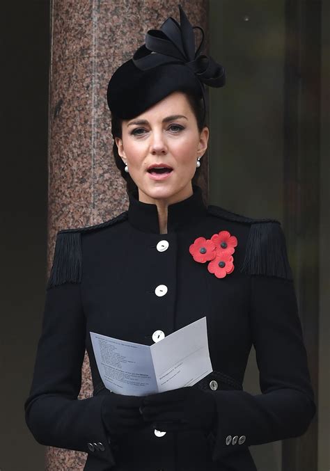 Kate Middleton Remembrance Sunday Service At The Cenotaph London 11