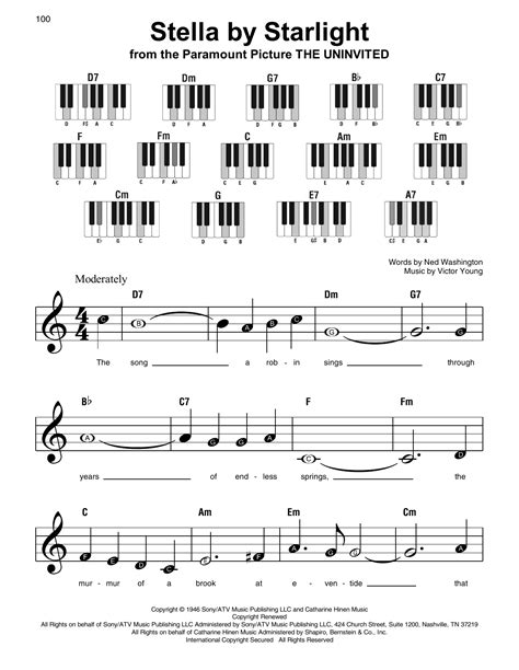 Stella By Starlight Sheet Music Ray Charles Super Easy Piano