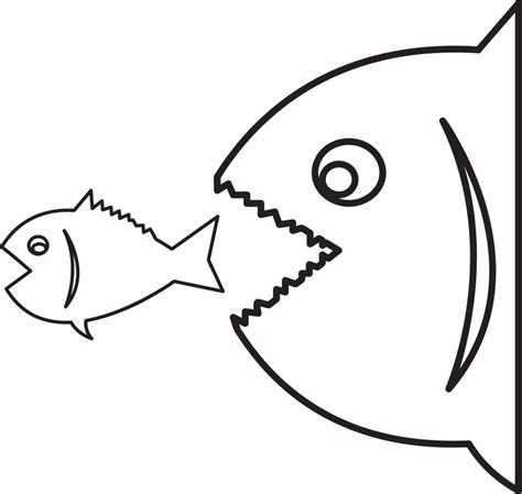 Big Fish Eat Little Fish Icon 9362824 Png