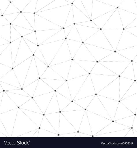Connected Dots Royalty Free Vector Image Vectorstock