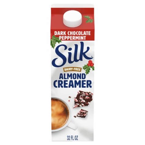 Silk Dark Chocolate Peppermint Dairy Free Almond Creamer Fl Oz